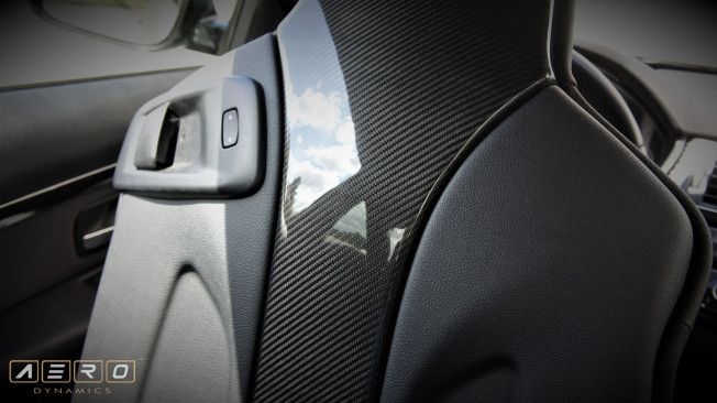 AERO Sitzlehnen-Verkleidung Sitzcover Carbon für BMW M2 Competition F87, M2CS | Service Seat Original