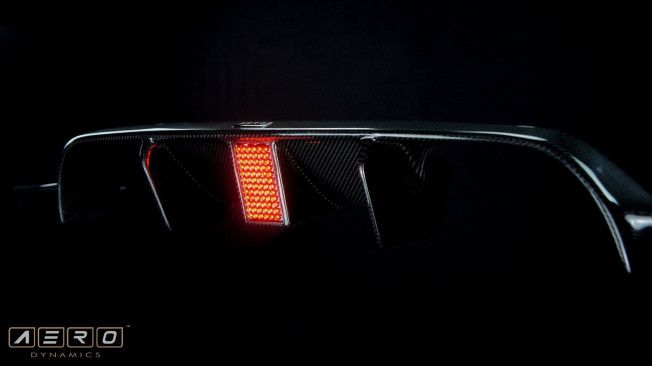 AERO Diffusor LED F1 Carbon für BMW M3 M4 F80 F82 F83 | Heckdiffusor, Spoiler, TÜV, Formel 1
