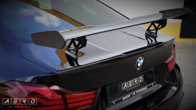 AERO Heckflügel im M4 GTS Design Carbon für BMW M2 M3 M4 F80 F82 F83 F87 | Spoiler, Heckspoiler, TÜV, Service