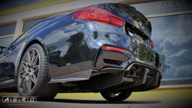 AERO Diffusor DTM Carbon für BMW M3 M4 F80 F82 F83 | Heckdiffusor, TÜV, Spoiler
