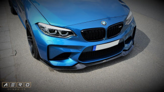 AERO Frontspoiler im M2CS Design Carbon für BMW M2 F87 | Spoiler, Frontlippe, TÜV, Service