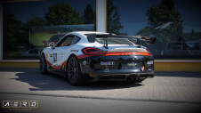 AERO Heckflügel Schwanenhals Carbon mit TÜV • Abbildung Porsche Cayman 981 GT4