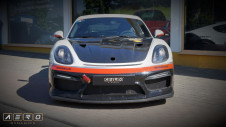 AERO Fronthaube Carbon für Porsche 718 Cayman / Boxster / Spyder (982) + Cayman / Boxster (981)