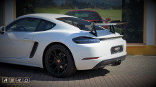 AERO Heckflügel Schwanenhals Carbon für Porsche 718 Cayman (982) / 981