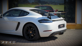 AERO Heckflügel Schwanenhals swan neck Carbon mit TÜV für Porsche 718 Cayman 982 S T GTS AD718110-2