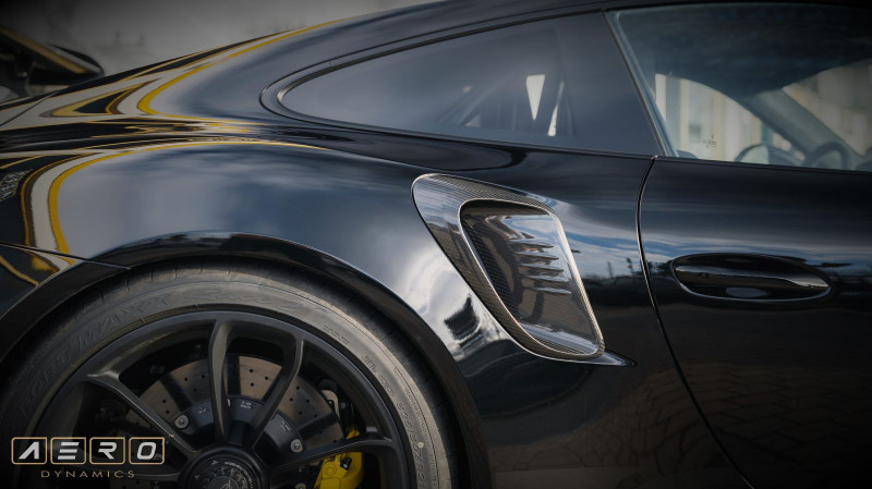 AERO Lufteinlässe seitlich mit TÜV Carbon für Porsche 991 GT3RS GT2RS side trim Verkleidung