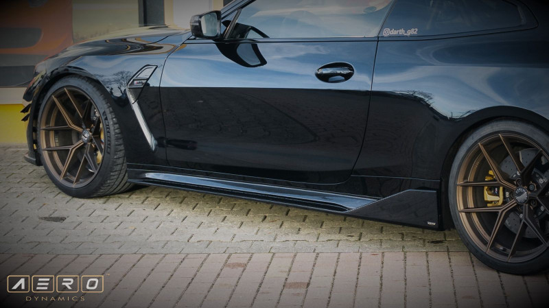 AERO Seitenschweller GTX Carbon mit TÜV für BMW M4 G82 G83 AD082806-K2G side skirts Schweller Aufsatz Performance