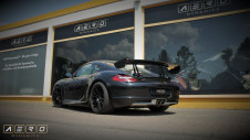 AERO Heckflügel Schwanenhals Carbon für Porsche Cayman 987