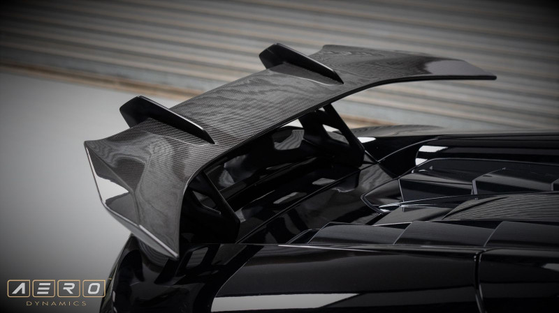 AERO Dynamics Aerodynamics Heckflügel Schwanenhals Carbon mit TÜV für Lamborghini Huracan EVO wing spoiler GT4 GT3