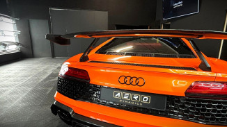 AERO Heckflügel Schwanenhals Carbon mit TÜV für Audi R8 4S, AD082203-5X