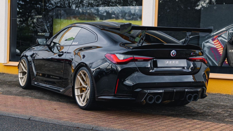 AERO Heckflügel GT-Flex 140 cm, BMW M4 G82, höchste Höheneinstellung