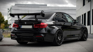 AERO Heckflügel GT-Flex 140 cm, BMW M3 F80, niedrigste Höheneinstellung
