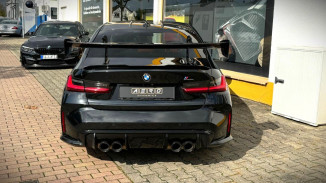 AERO Heckflügel GT-Track Schwanenhals Vollcarbon mit TÜV für BMW M3 G80