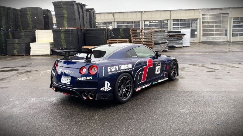 AERO Heckflügel GT-Track Schwanenhals für Nissan GTR R35