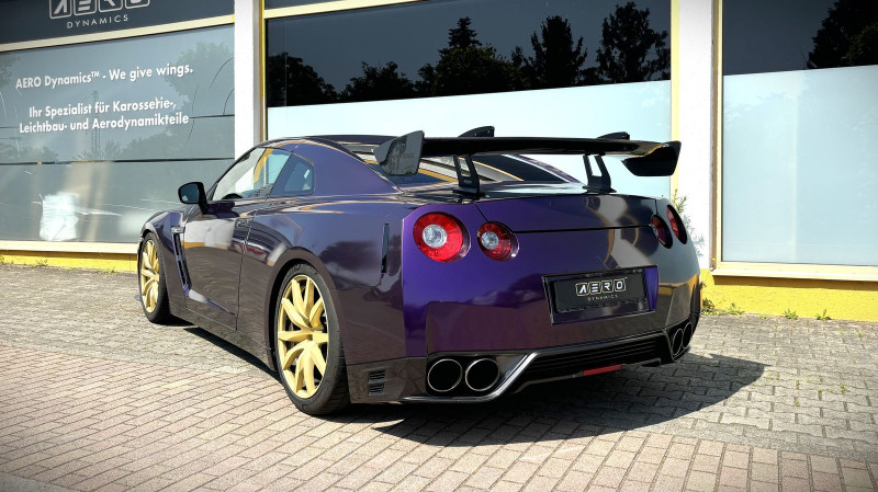 AERO Dynamics ™ Heckflügel GT-Track Schwanenhals für Nissan GTR R35