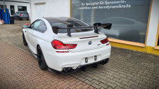 AERO Heckflügel GT-Track Schwanenhals Carbon mit TÜV für BMW M6 F13 und M6 F06