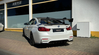 AERO Heckspoiler GT-Track Schwanenhals Carbon mit TÜV für BMW M4 und M4 CS F82