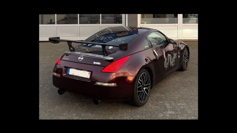 AERO Heckflügel GT-Flex mit 140 cm Spannweite beim Nissan 350Z
