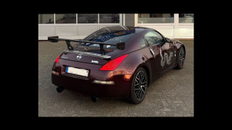 AERO Heckflügel GT-Flex mit 140 cm Spannweite beim Nissan 350Z