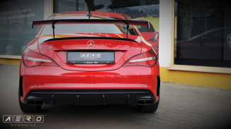 AERO Heckflügel GT-Flex Curved Carbon für Mercedes CLA 35 / 45 AMG