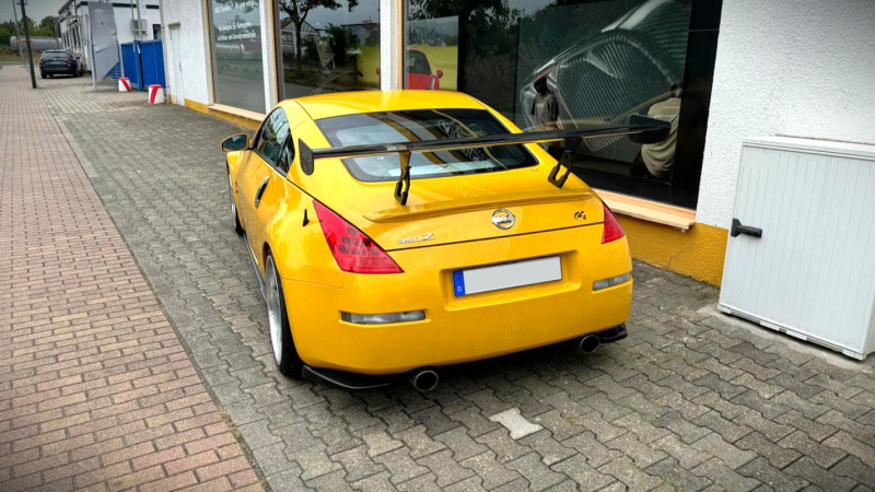 AERO Heckflügel GT-Flex 160 cm für Nissan 350 Z, höchste Heckflügelposition