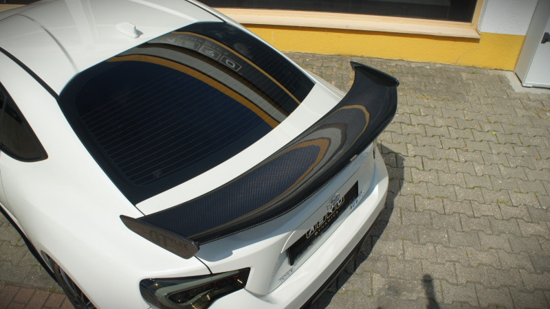AERO Heckflügel GT-Flex Curved für Toyota GT86 / GR86, höchste Heckflügelposition