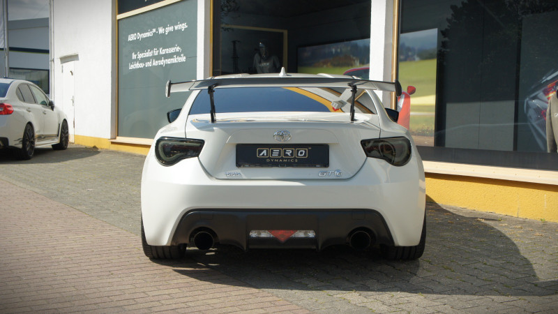 AERO Heckflügel GT-Flex Curved für Toyota GT86 / GR86, höchste Heckflügelposition