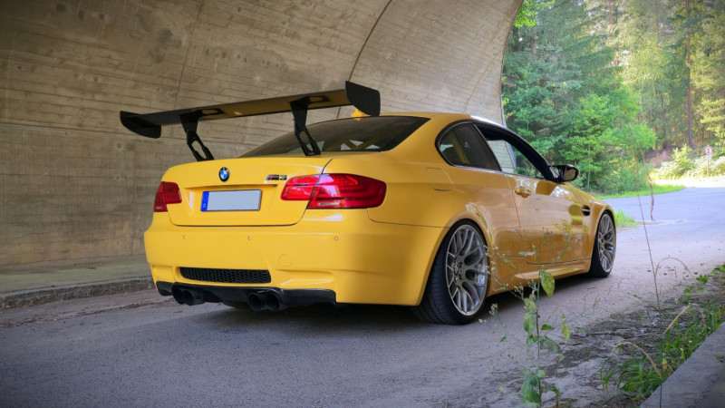 AERO Heckflügel GT-Flex 160 cm für BMW M3 E92, höchste Heckflügelposition