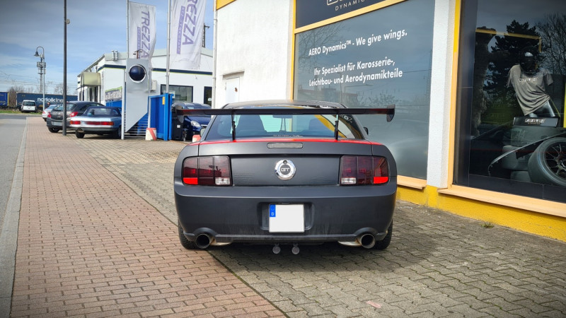 AERO Heckflügel GT-Flex 160 cm, Ford Mustang, niedrigste einstellbare Heckflügelposition
