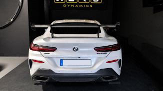 AERO Heckflügel GT-Flex 140 cm, BMW 8er G15 Coupe, niedrigste Heckflügelposition