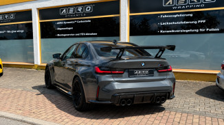 AERO Heckflügel GT-Flex Curved für BMW M3 G80 - höchste Heckflügelposition